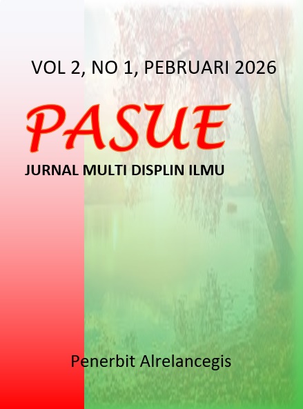 					View Vol. 2 No. 1 (2026): PASUE-PEBRUARI 2026
				
